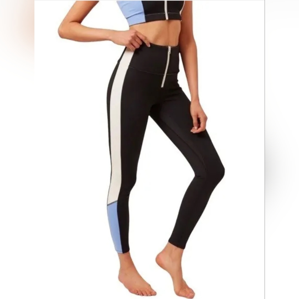 BANDIER X SOLID & STRIPED 	Soleil Zip Front Legging M